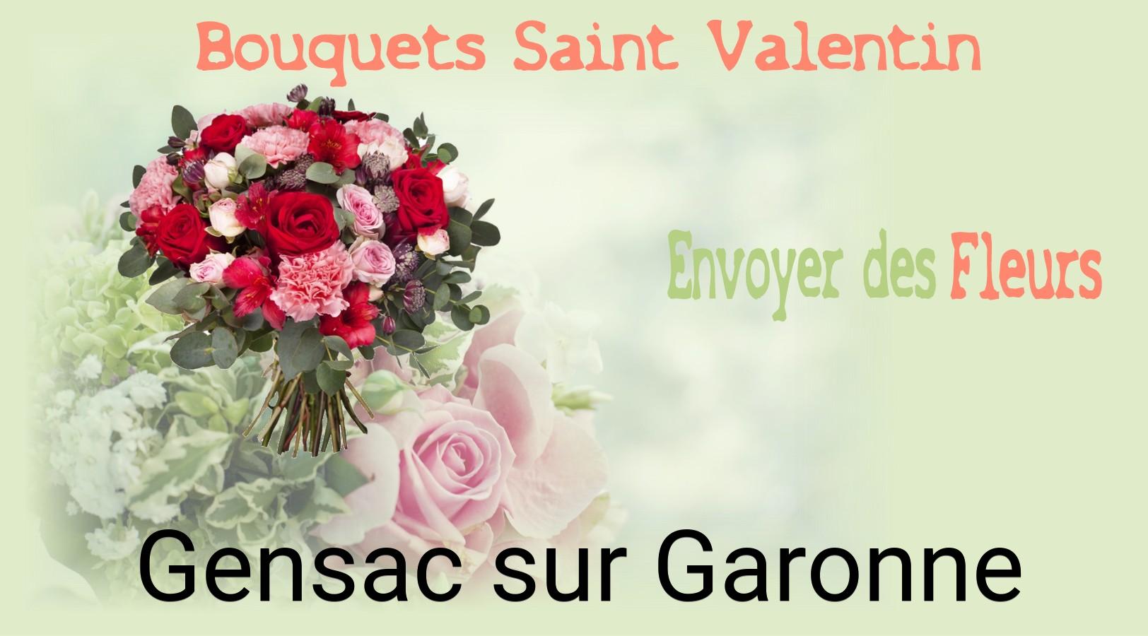 Roses de Saint-Valentin livrées à Gensac-sur-Garonne